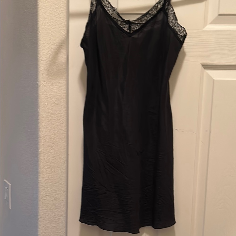 Johnny Was Black Chemise Intimates Sleepwear